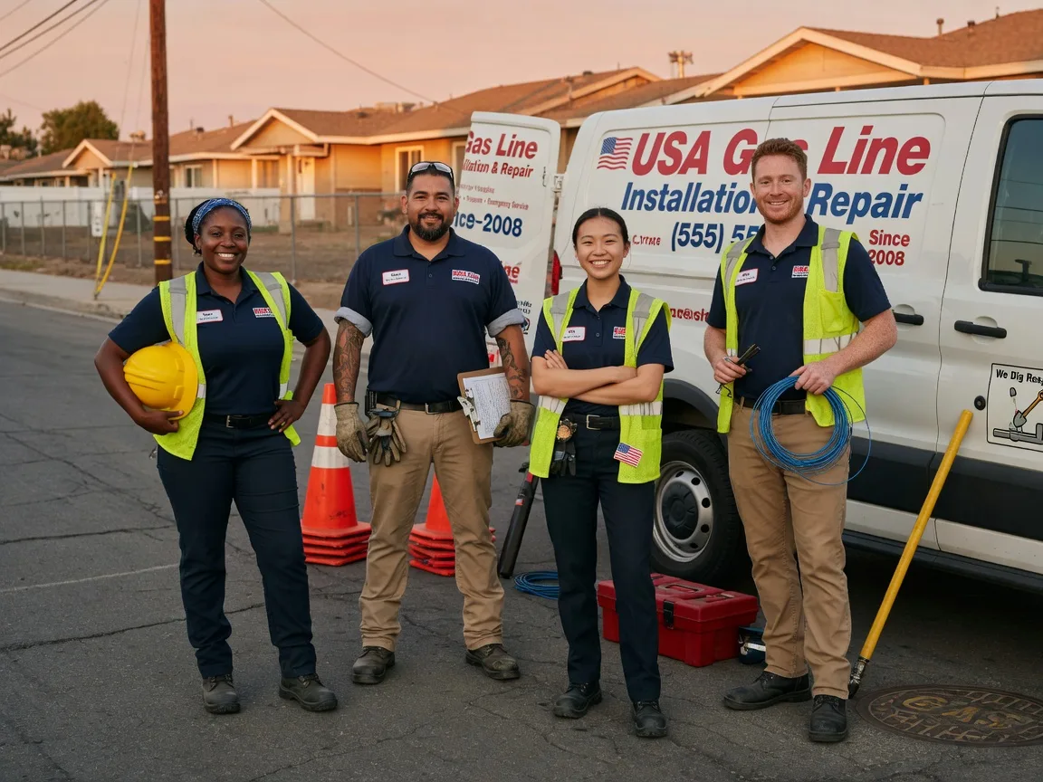 Gas Line Installation company in Korbel, CA